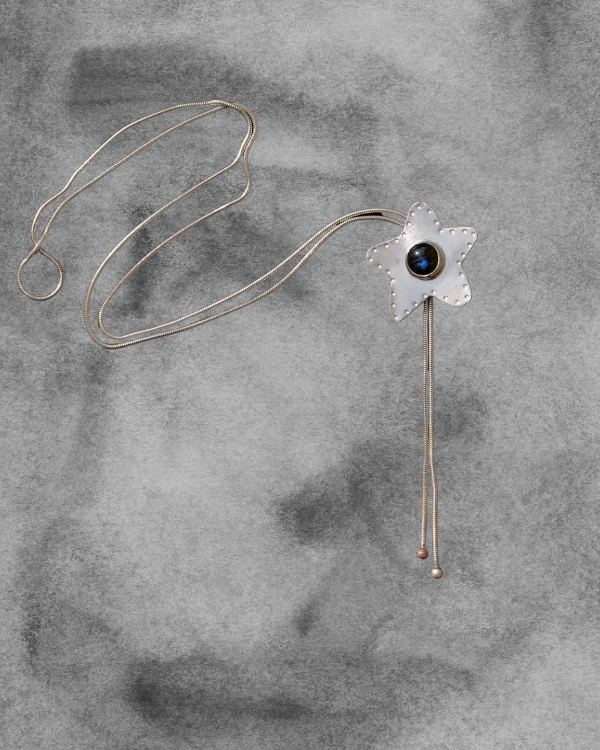 Labradorite Star Bolo Tie