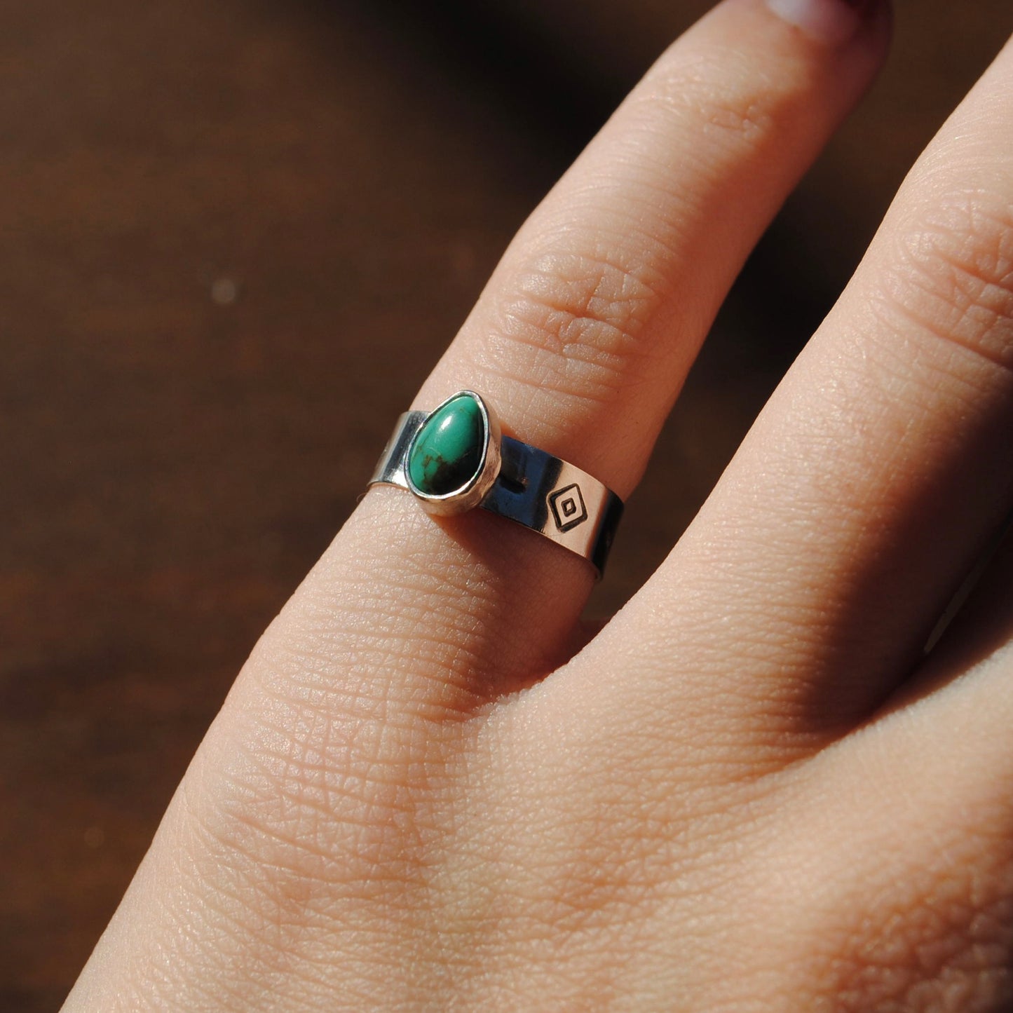 Turquoise Pinky Rings