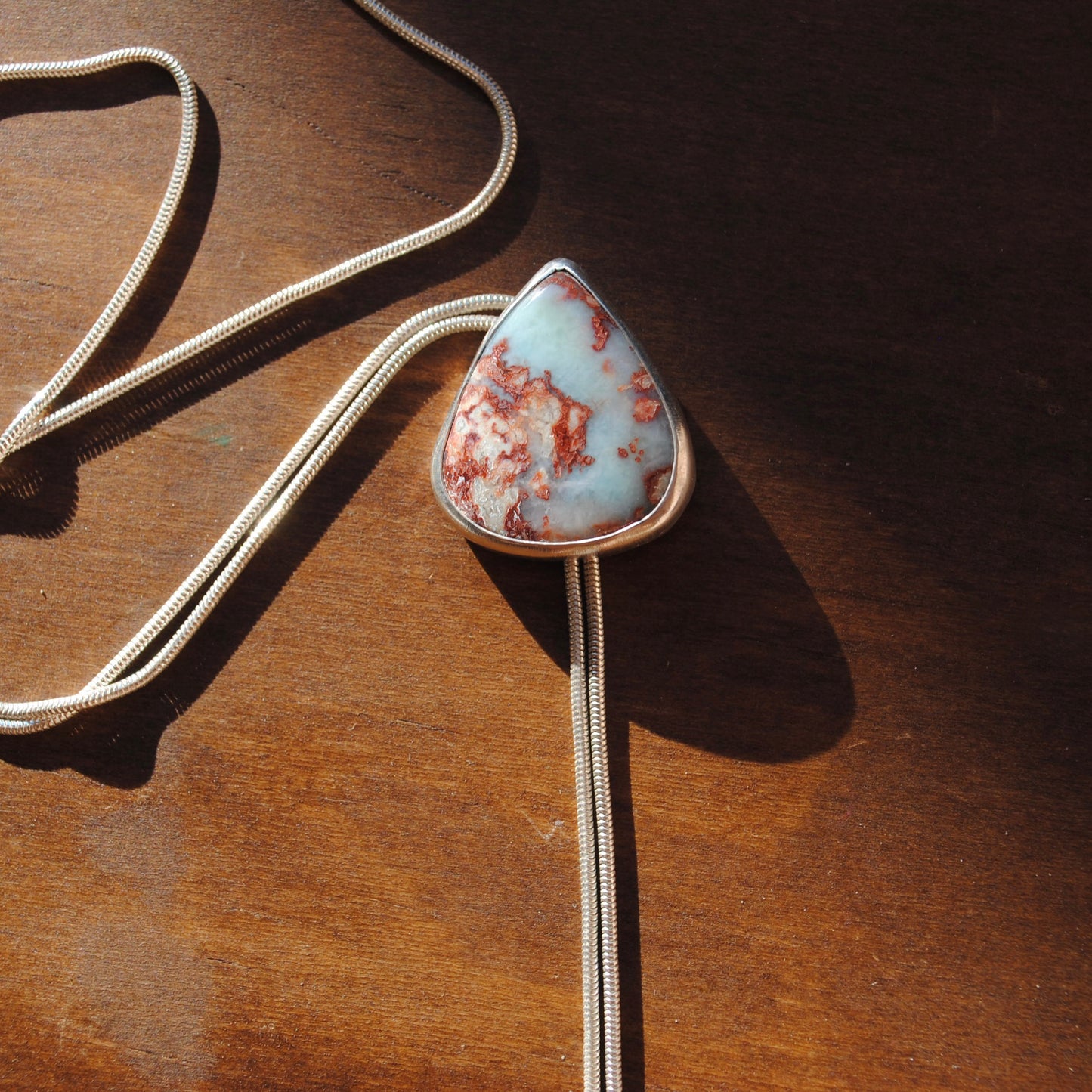 Red Larimar Bolo Tie