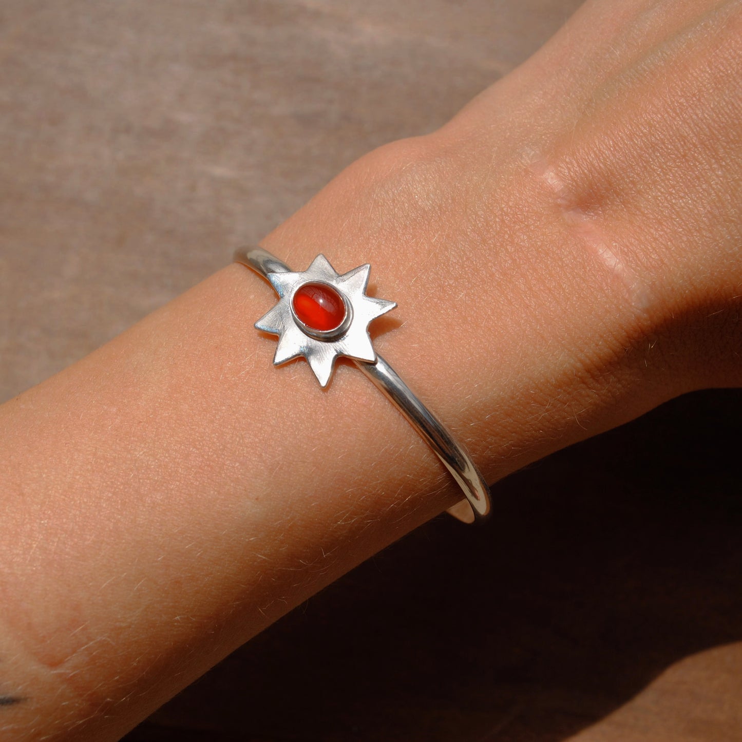 Carnelian Sun Cuff