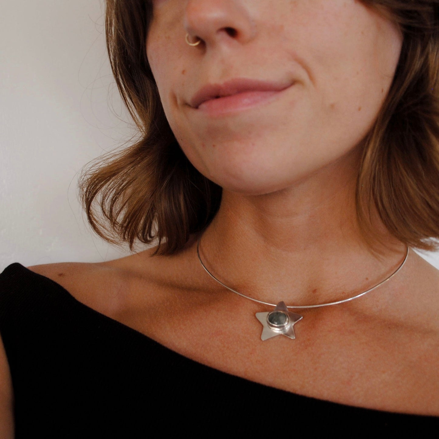 Ocean Jasper Star Necklace