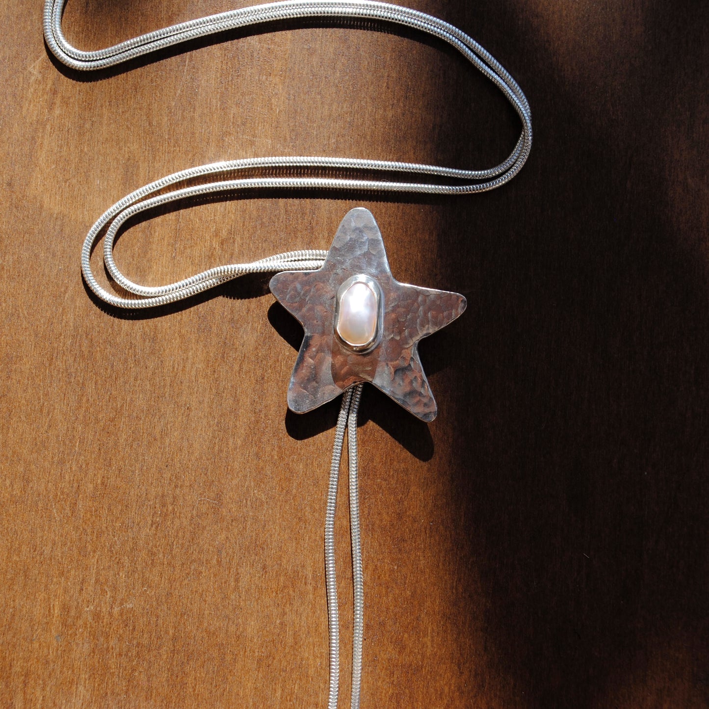 Freshwater Pearl Star Bolo Tie