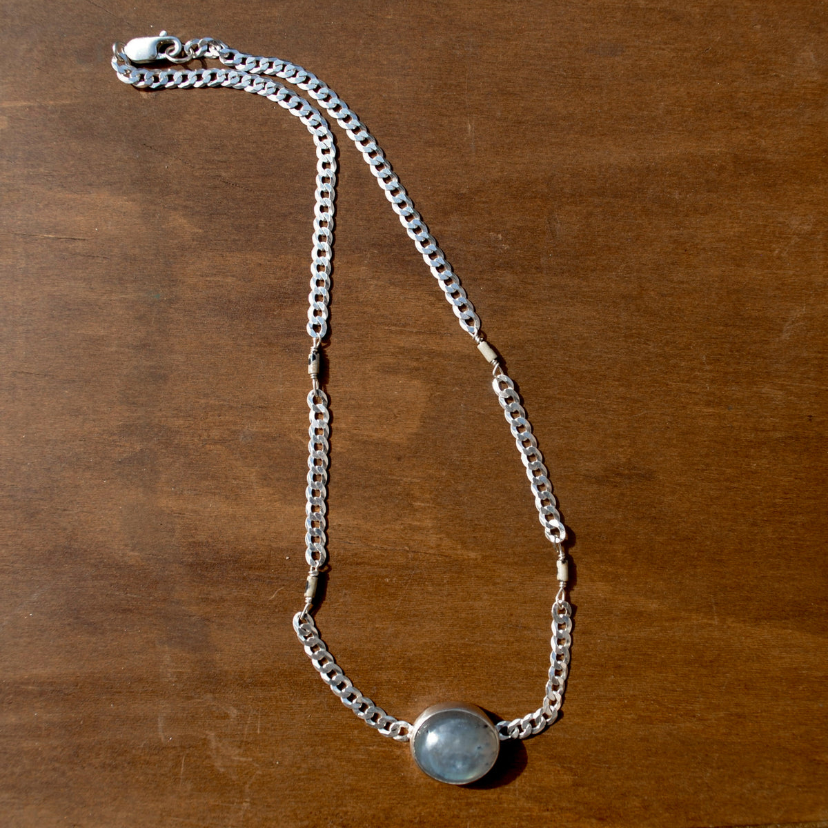 Labradorite and Dalmatian Jasper Necklace