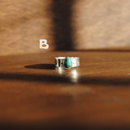 Turquoise Pinky Rings