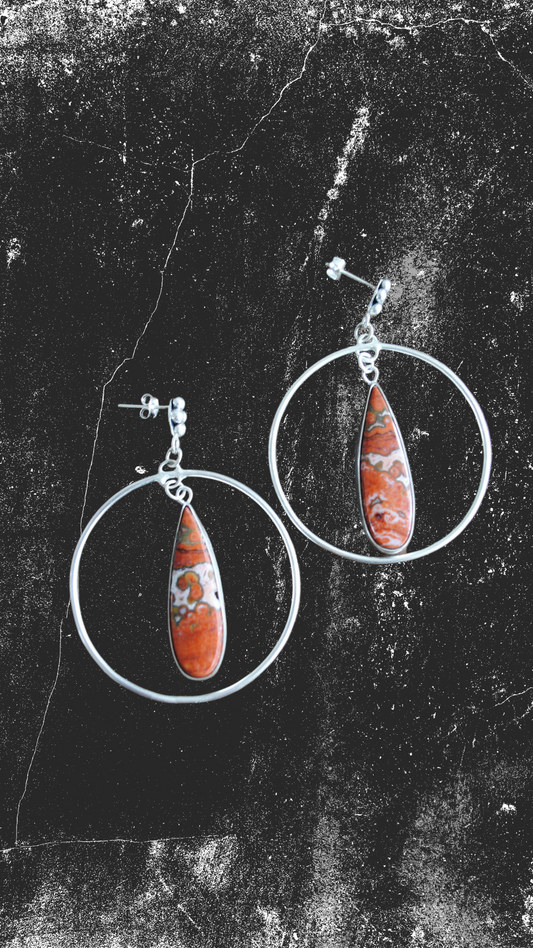 River Jasper Hoops