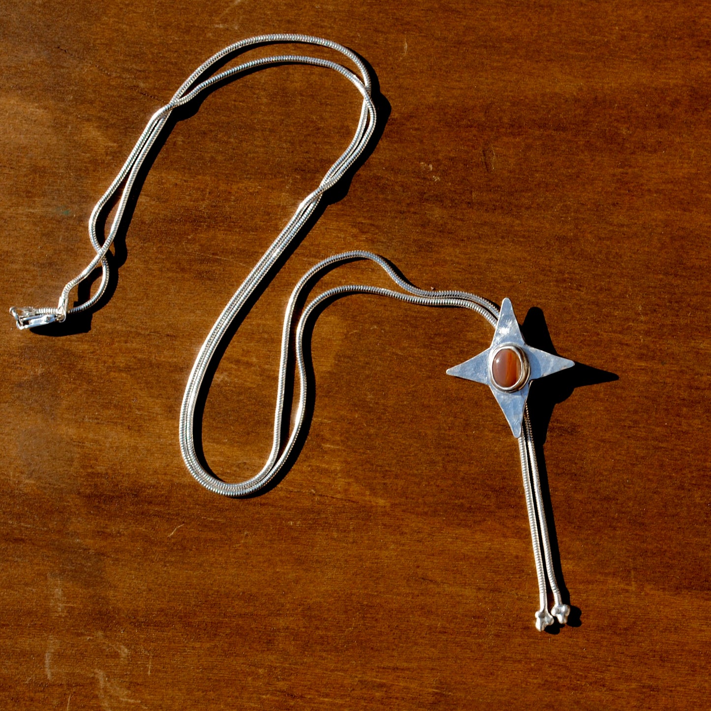 Imperial Jasper Star Bolo Tie