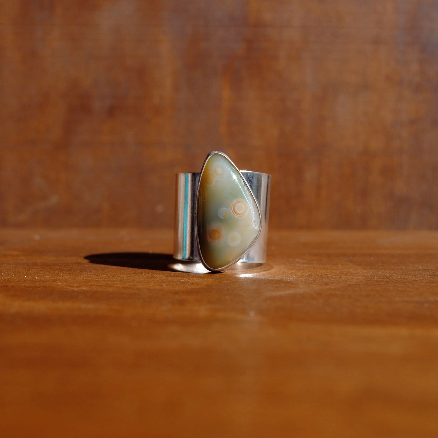 Ocean Jasper Ring II - US Size 9.5