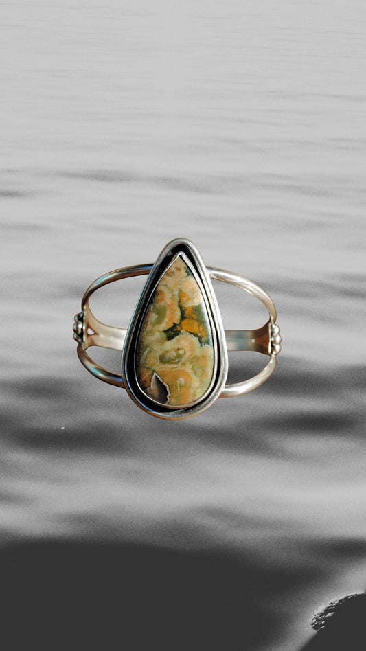 Rainforest Jasper Cuff