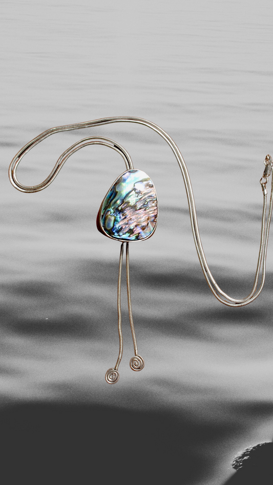 Abalone Bolo Tie