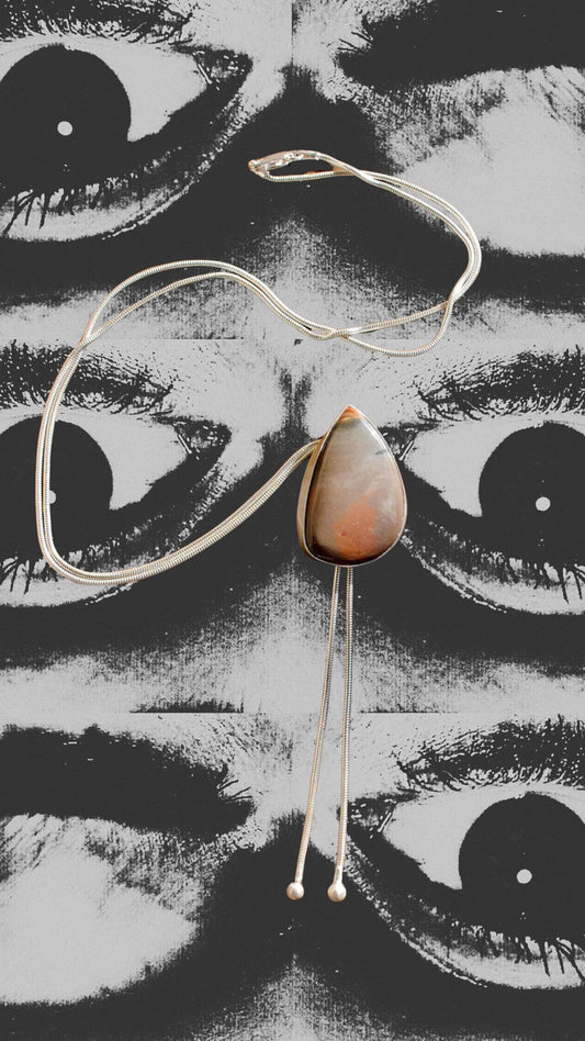 American Jasper Bolo Tie