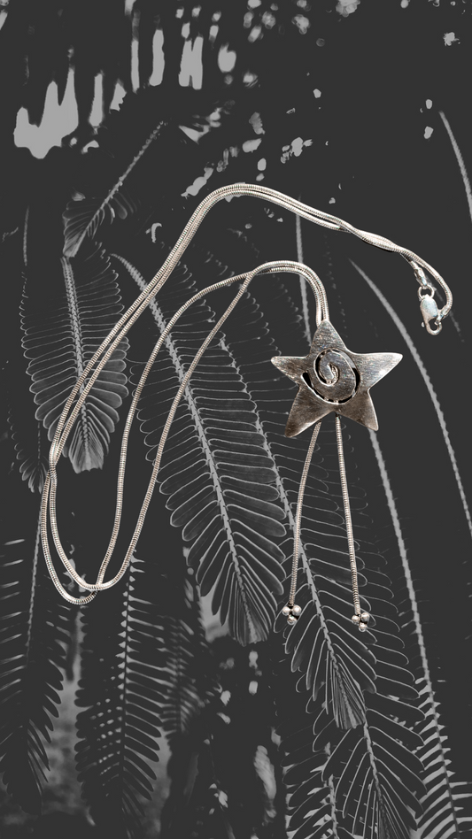 Spiral Star Bolo Tie