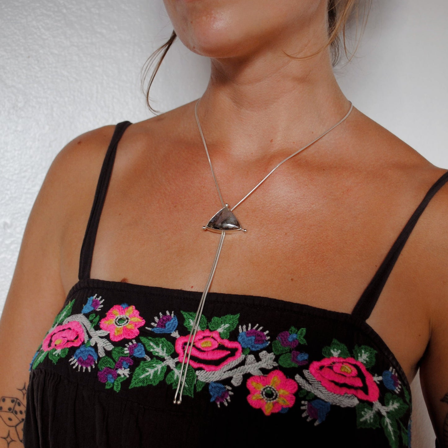 Agate Bolo Tie