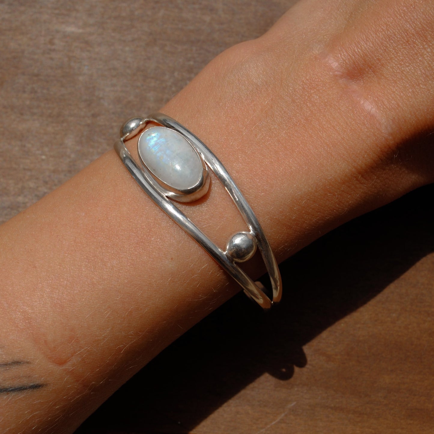 Moonstone Cuff