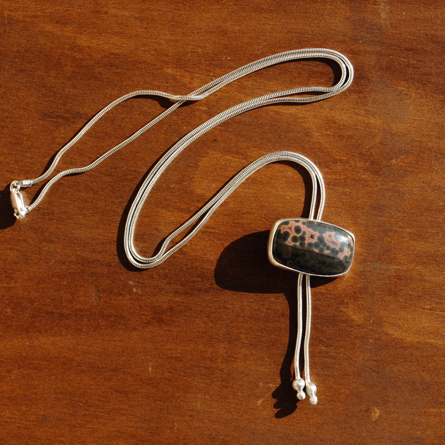 Ocean Jasper Bolo Tie I