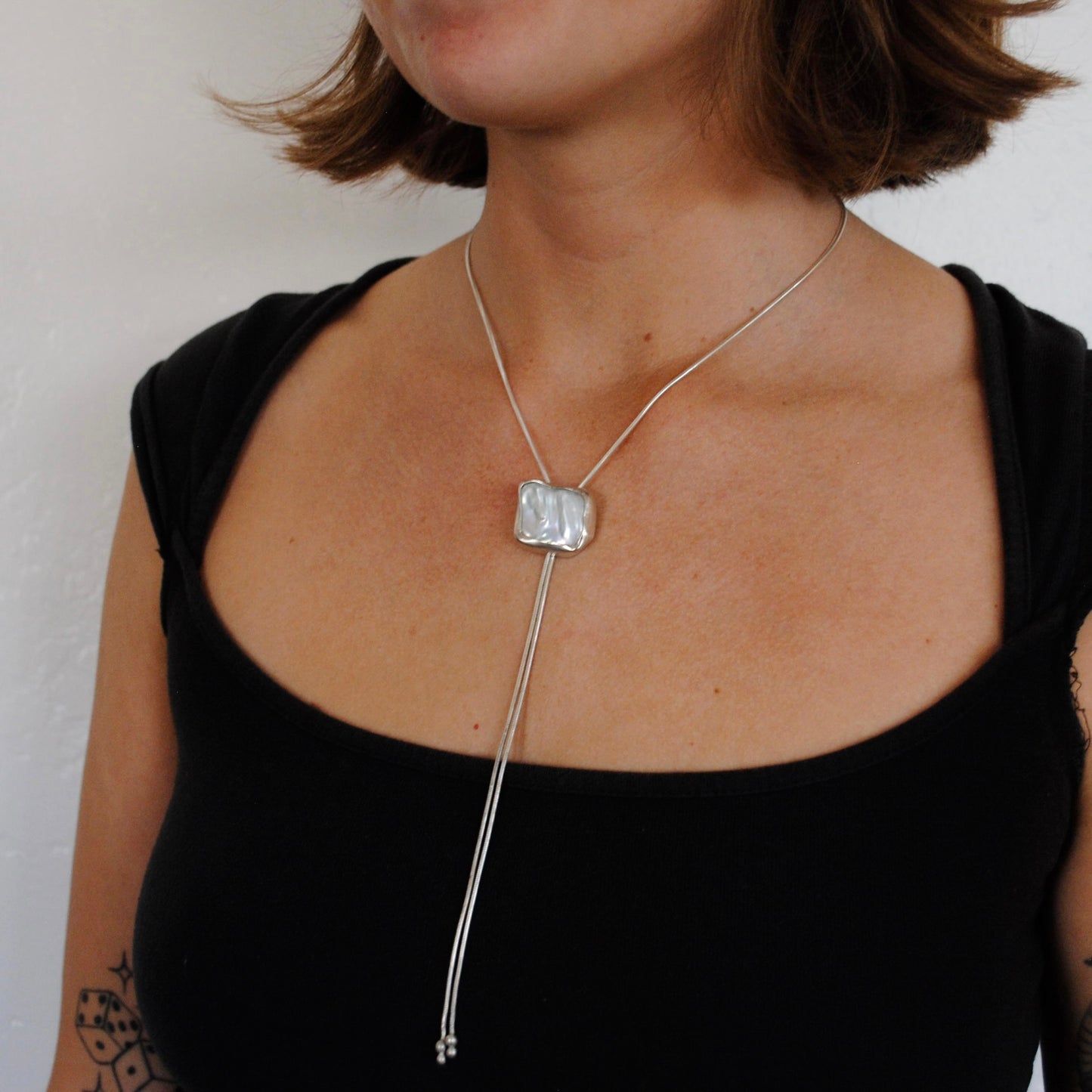 Freshwater Pearl Bolo Tie