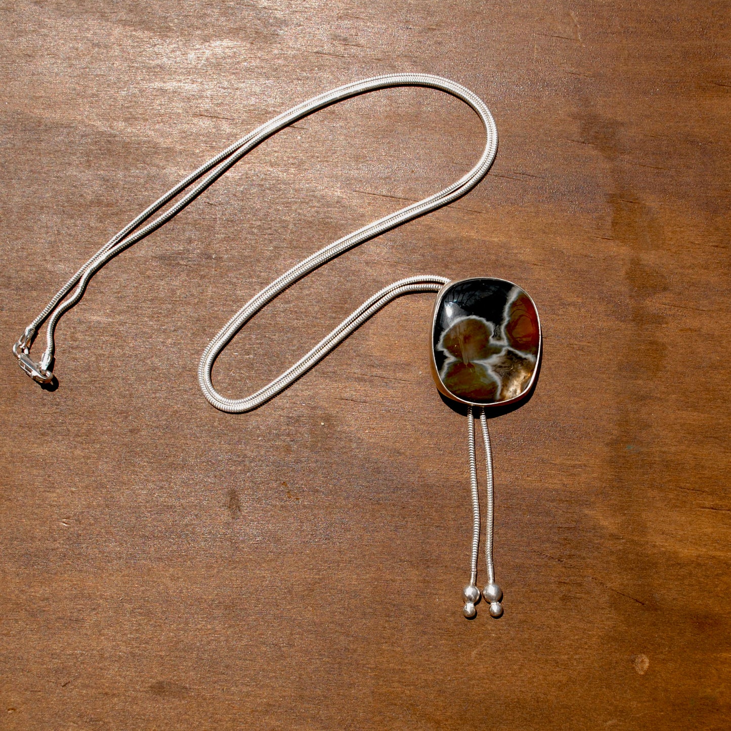 Ocean Jasper Bolo Tie