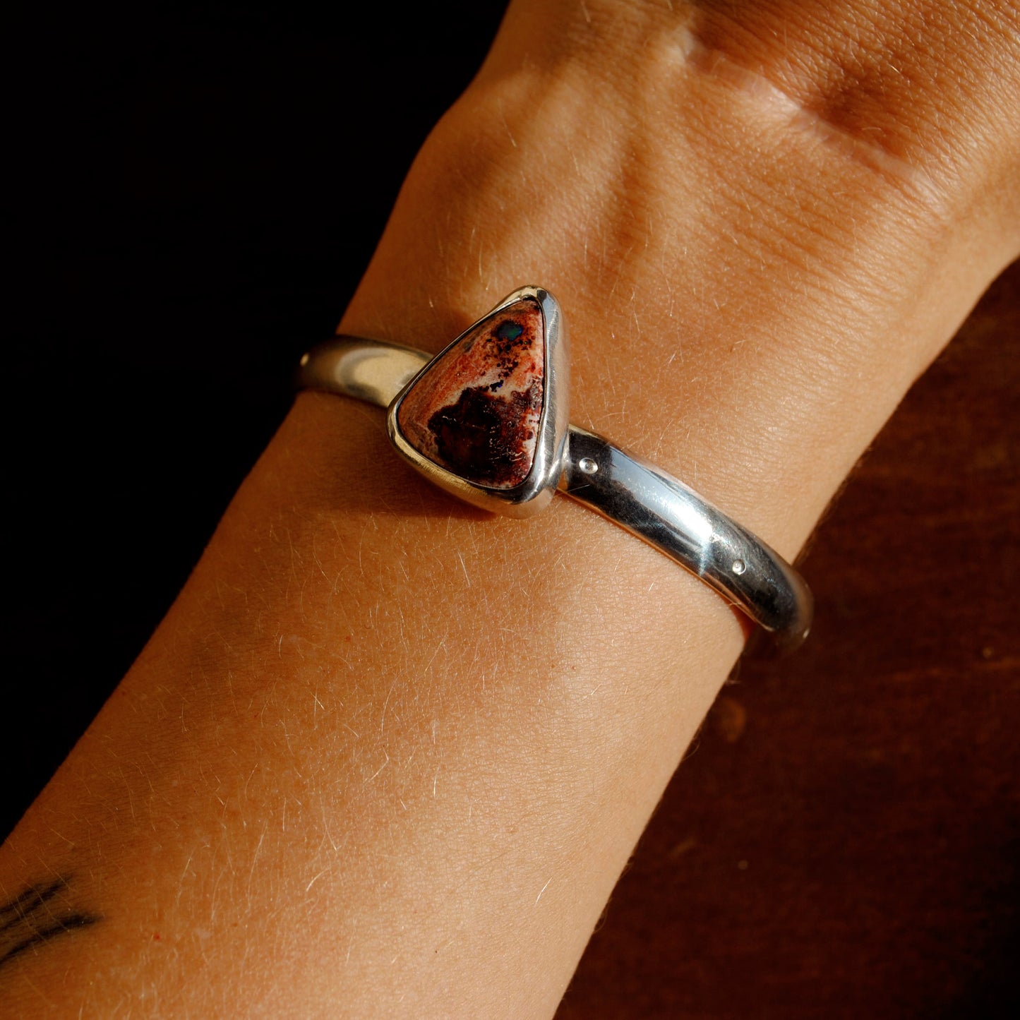 Fire Opal Cuff