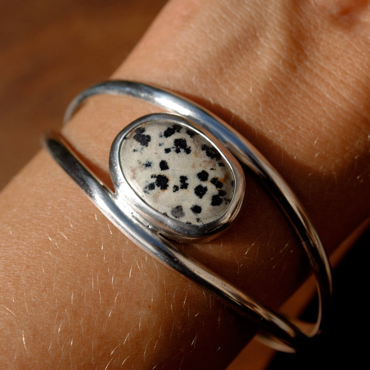 Dalmatian Jasper Cuff