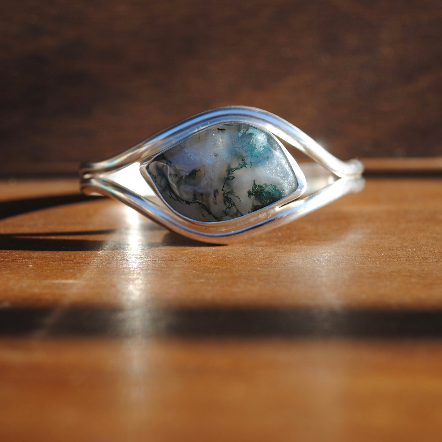 Moss Agate Cuff