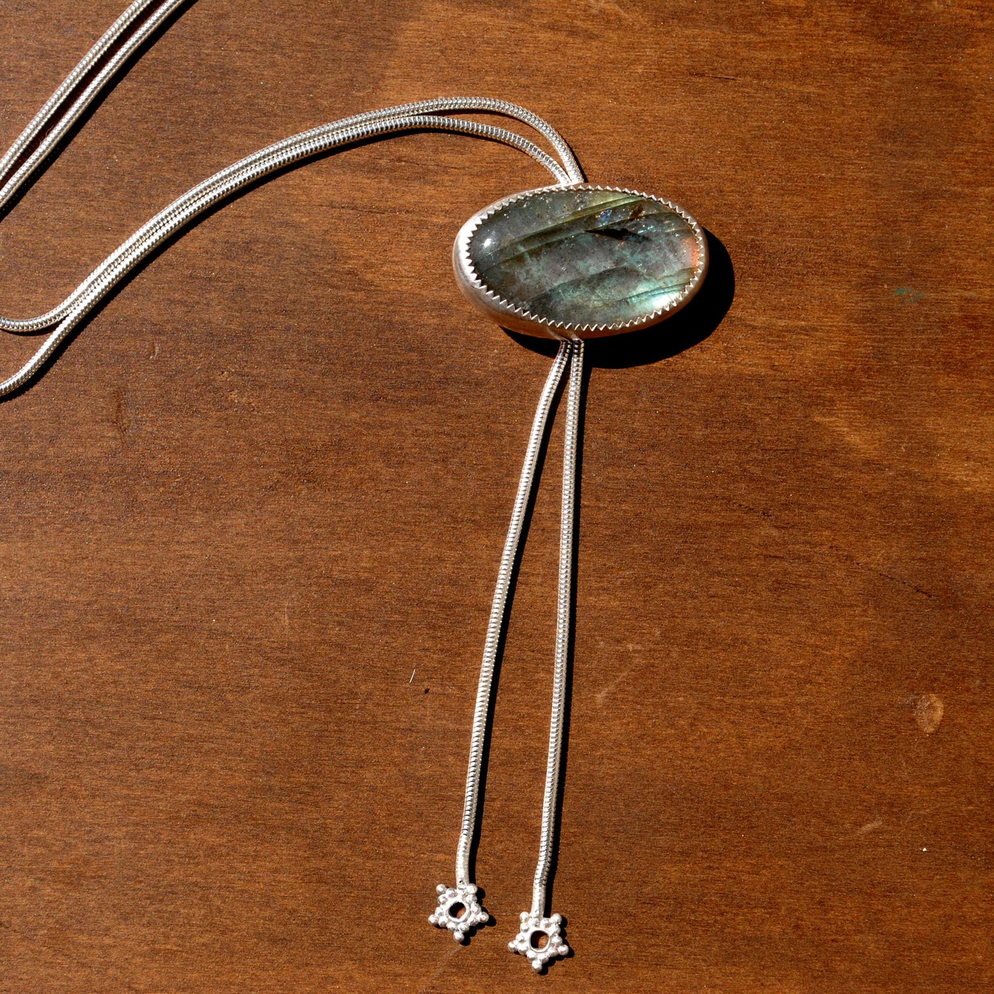 Labradorite Bolo Tie
