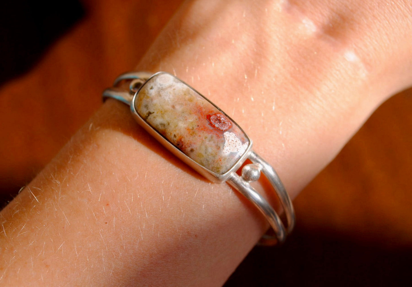 Petrified Wood Cuff