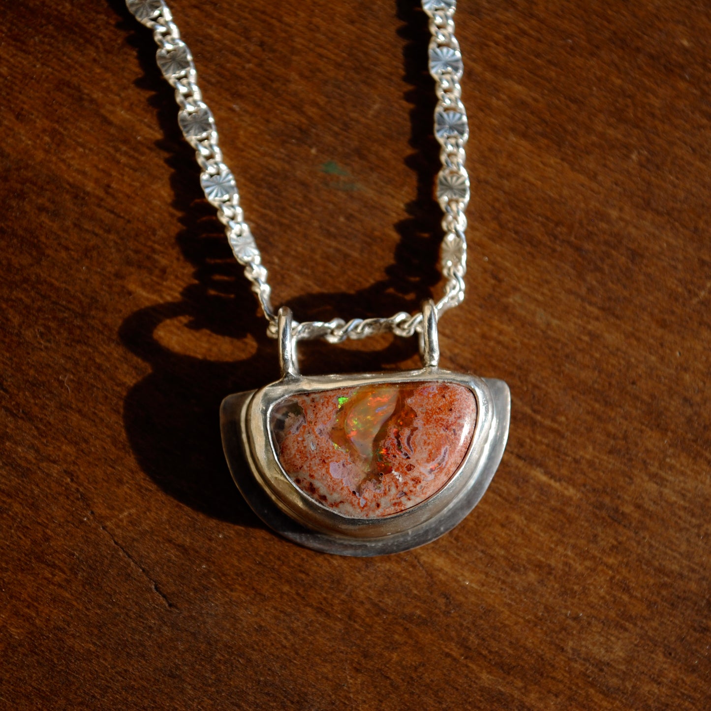Fire Opal Necklace