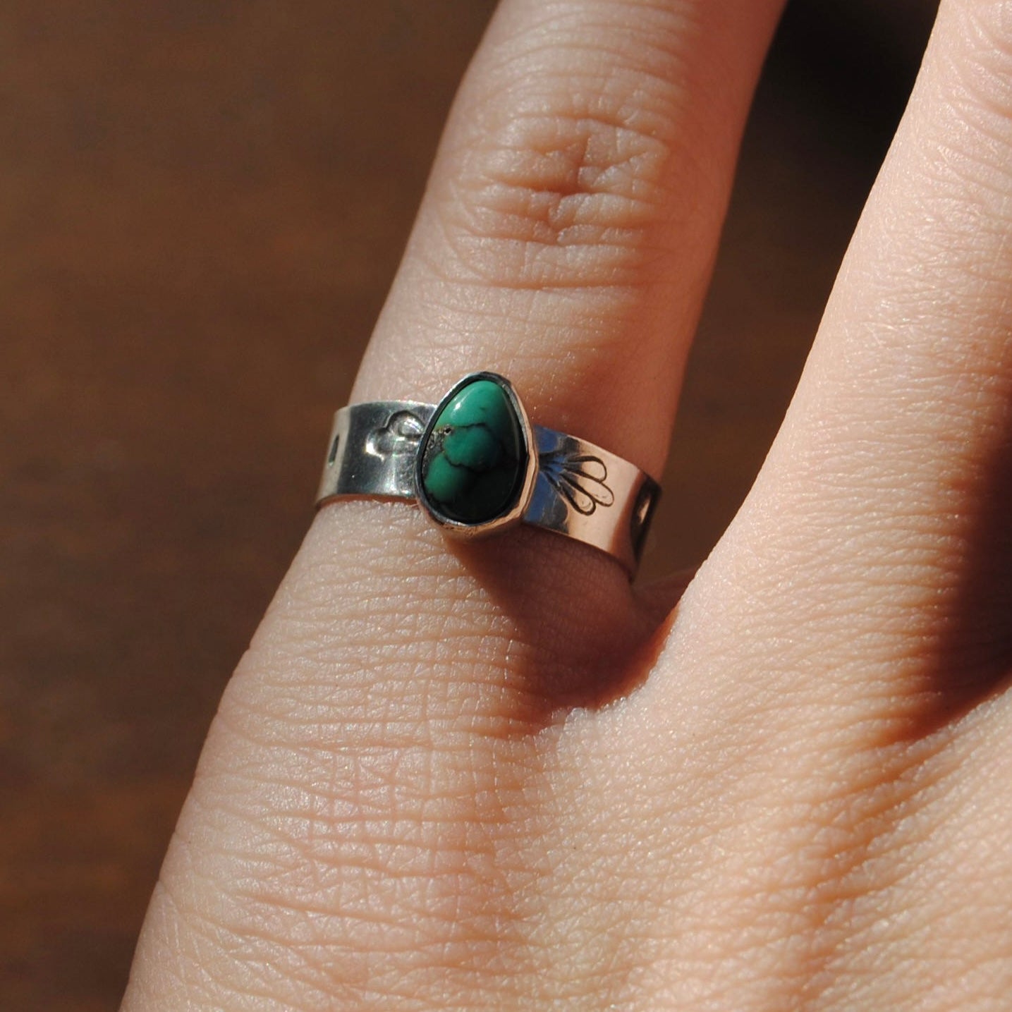 Turquoise Pinky Rings