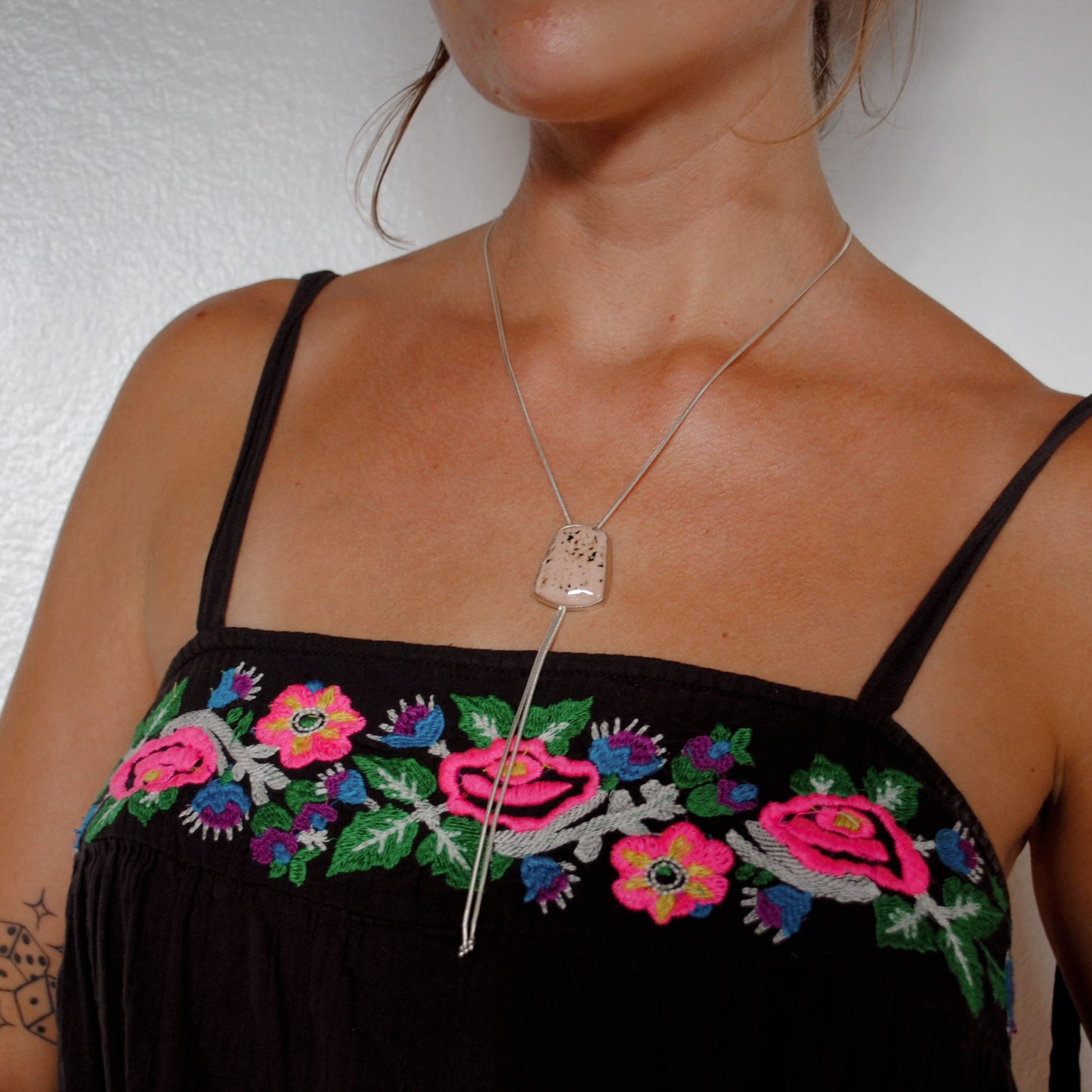 Ocean Jasper Bolo Tie