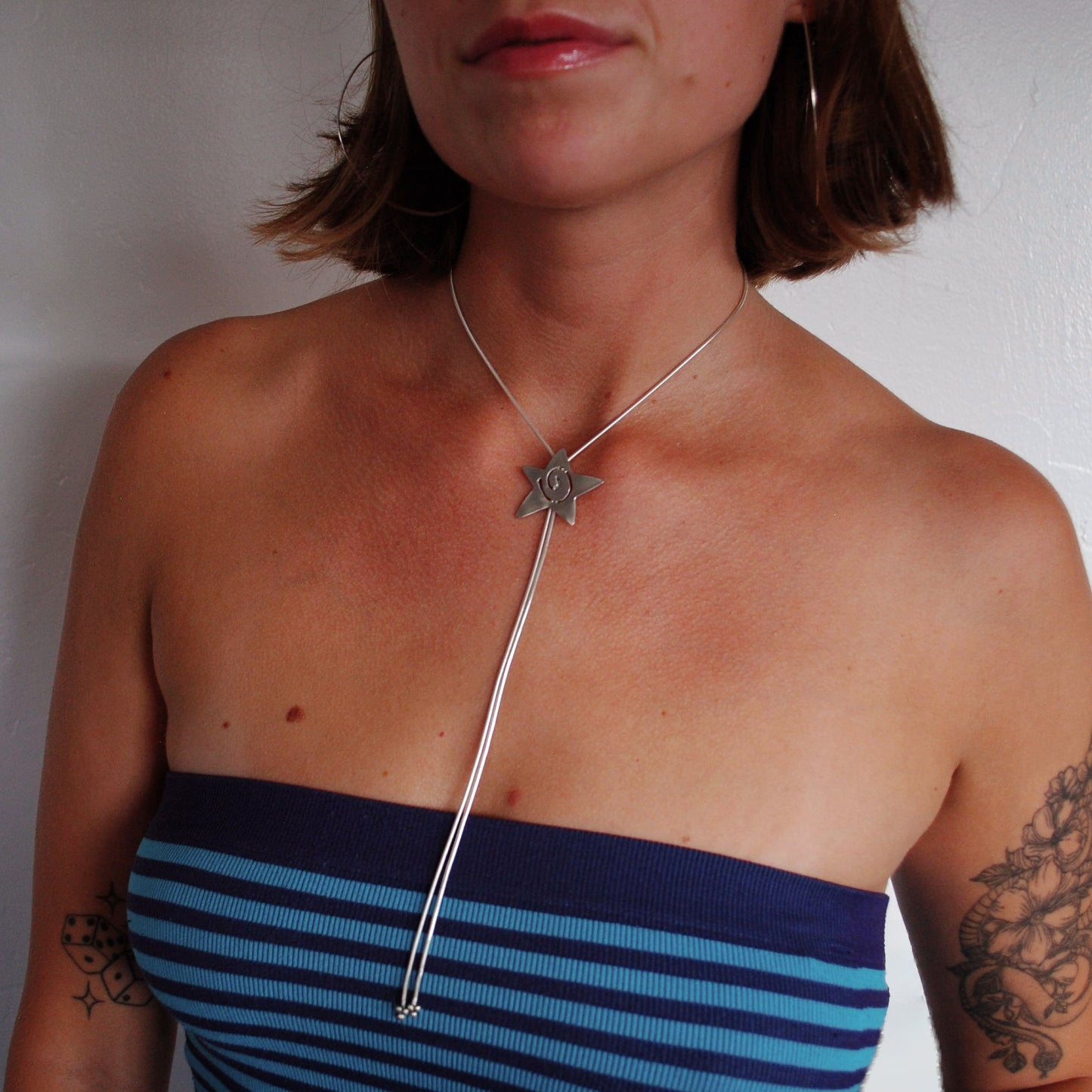 Spiral Star Bolo Tie