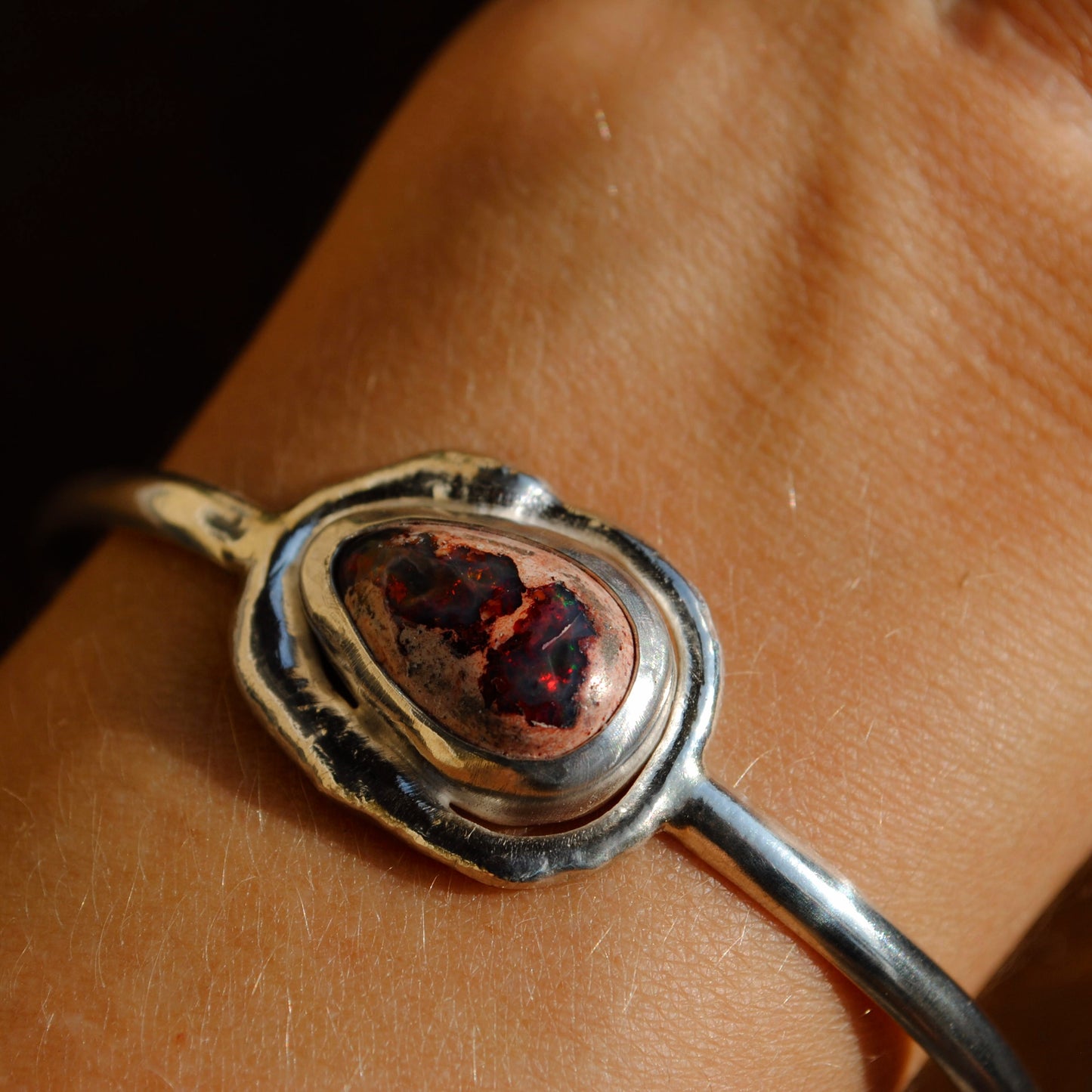 Fire Opal Liana Cuff