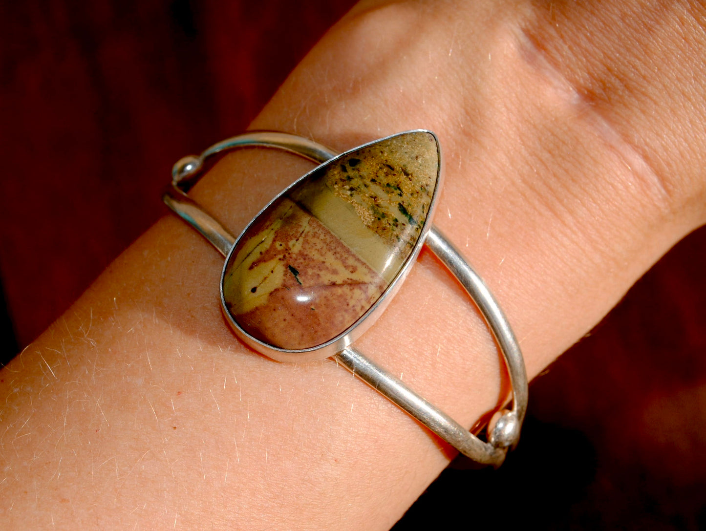 Imperial Jasper Cuff