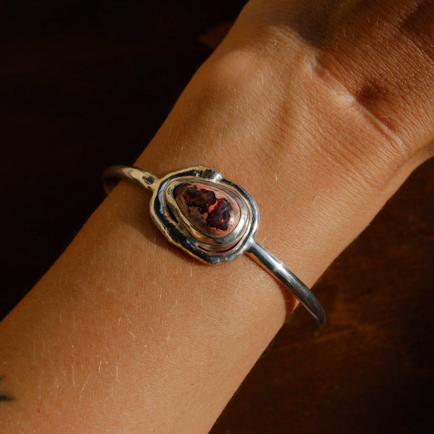 Fire Opal Liana Cuff