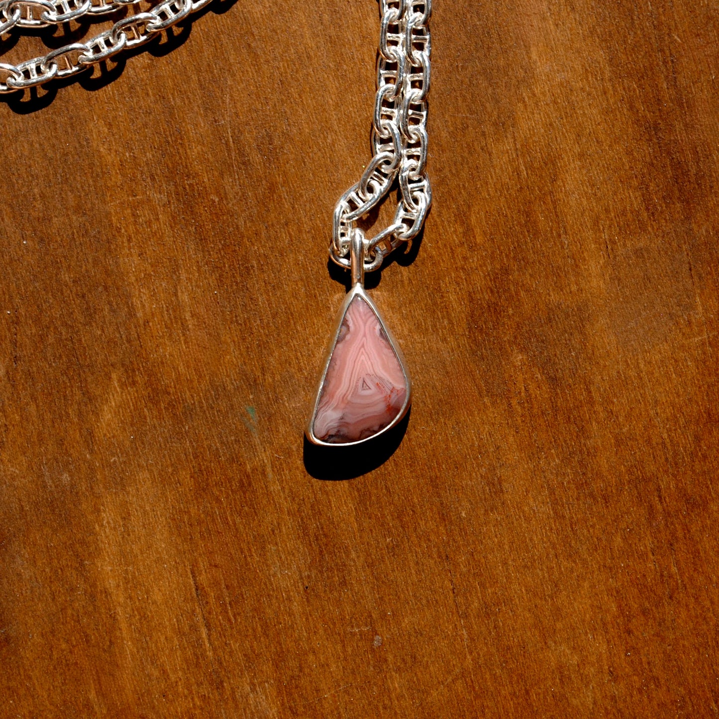 Sierra Madre Agate Anchor Necklace
