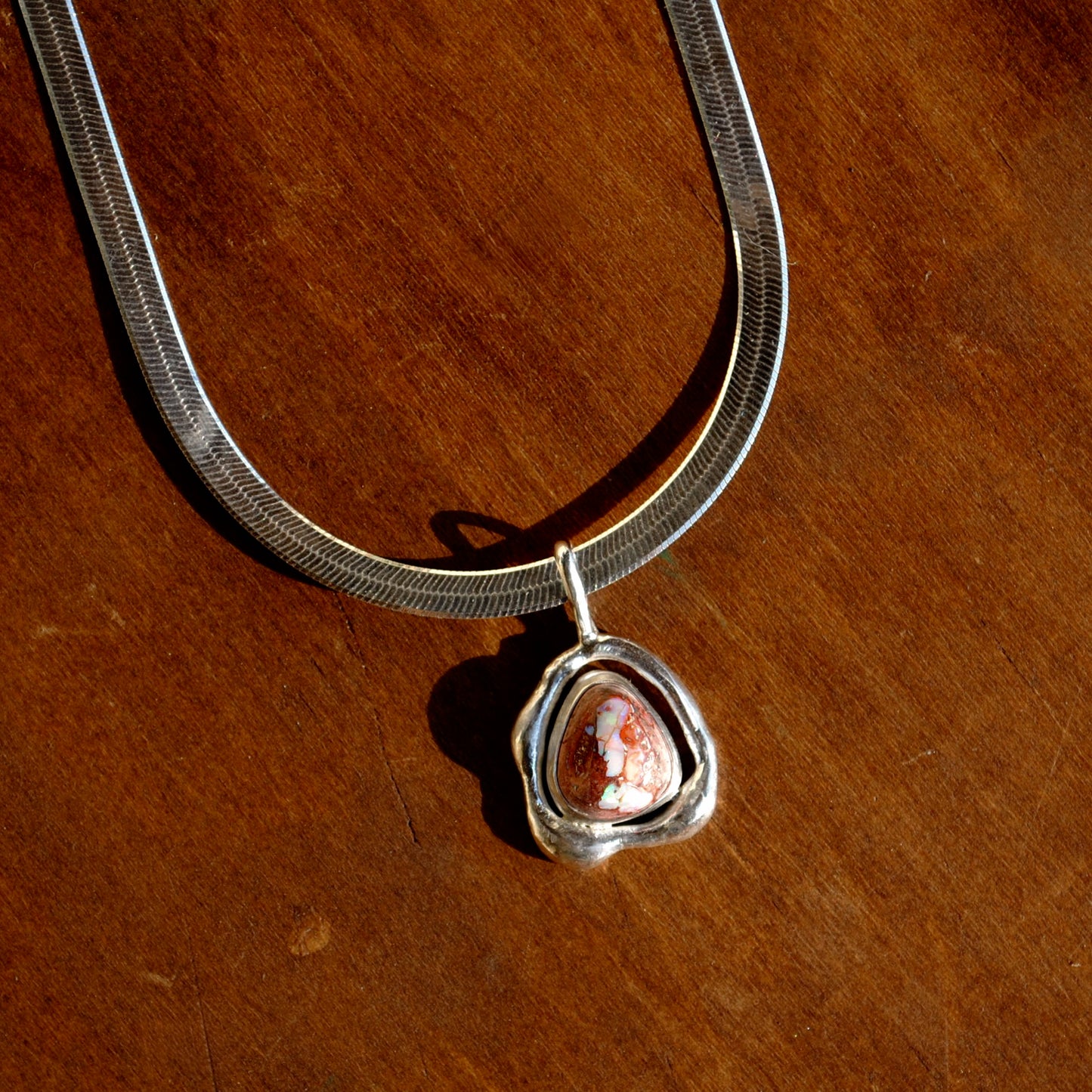 Fire Opal Liana Necklace