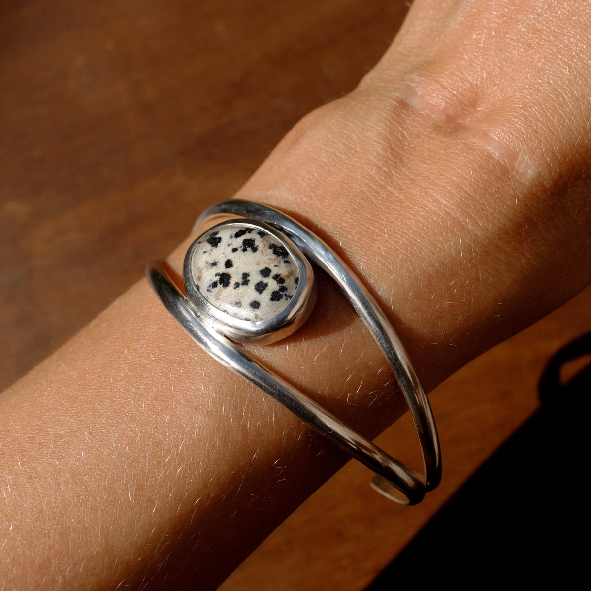 Dalmatian Jasper Cuff