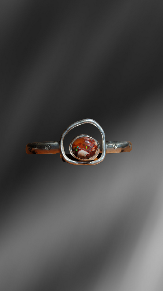 Mexican Fire Opal Liana Cuff