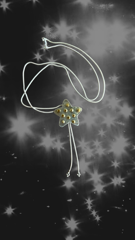 Polka Dot Star Bolo Tie