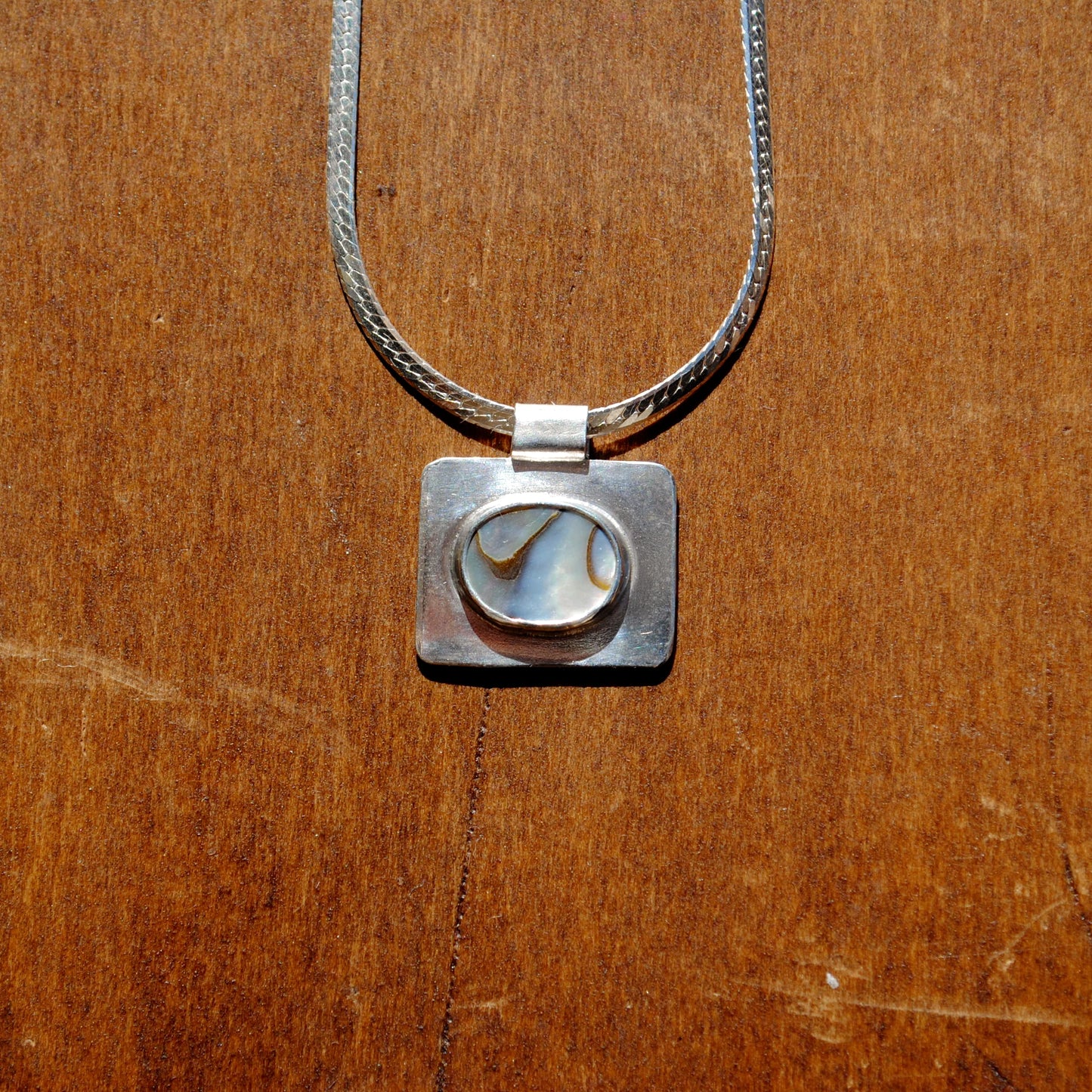 Abalone Square Necklace