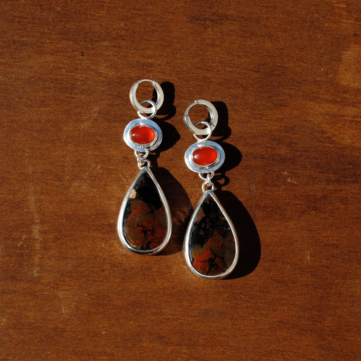 Whiskey Creek Jasper Huggie Hoops