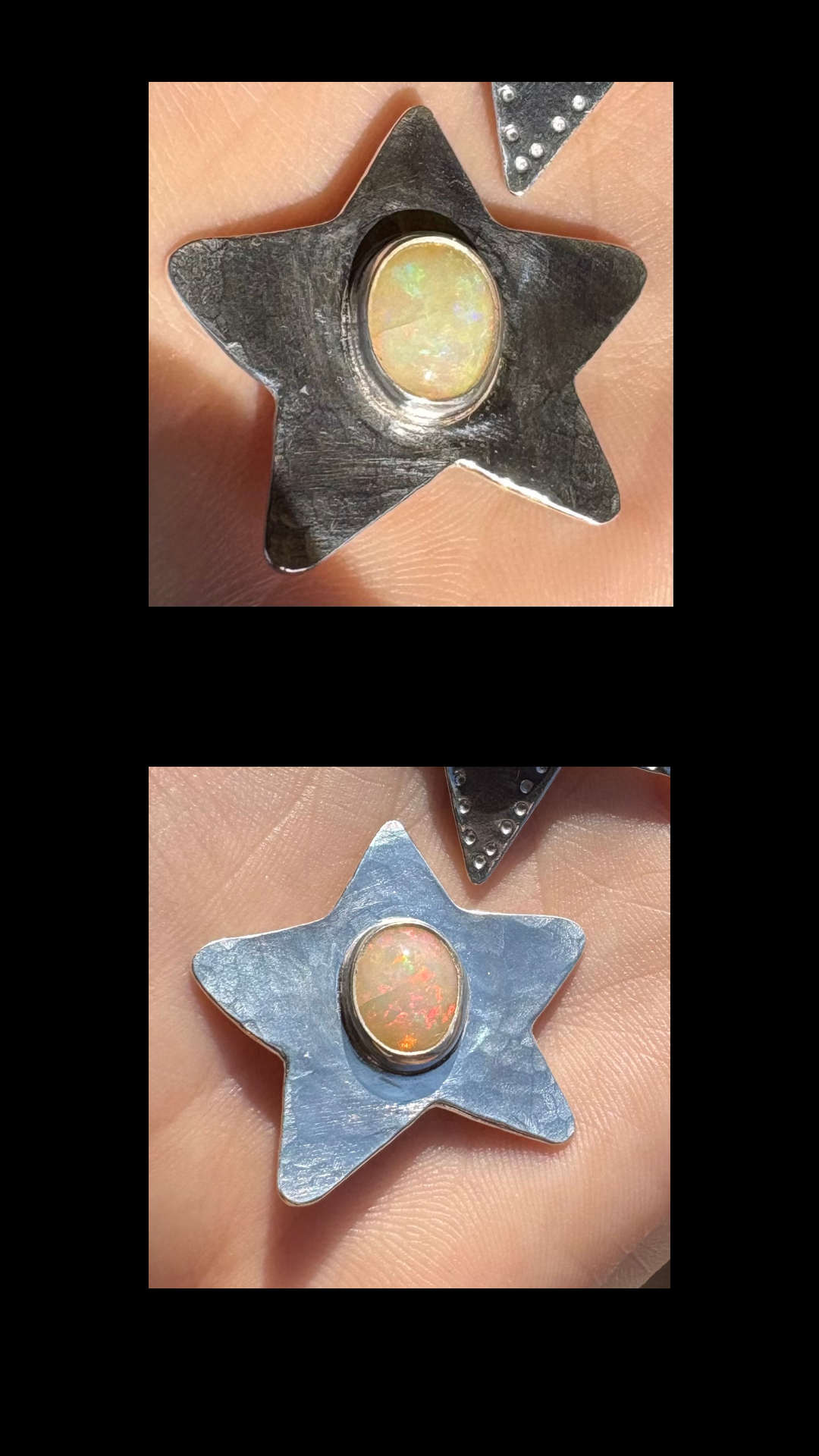 Ethiopian Opal Star Bolo Tie